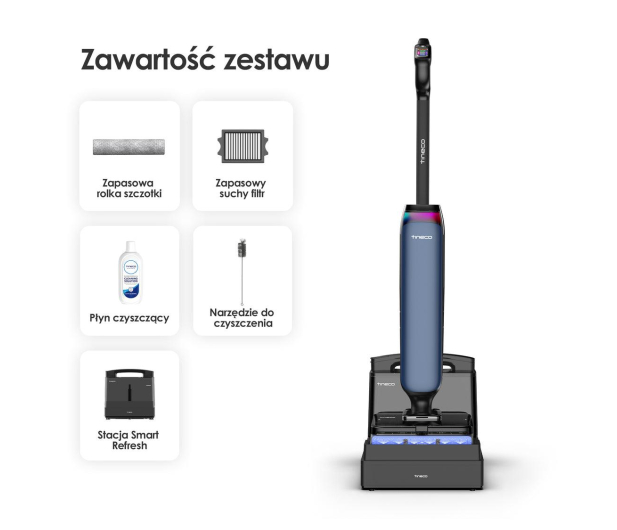 TINECO Odkurzacz myjący Floor One S9 Artist Station - 1515083 - zdjęcie 8